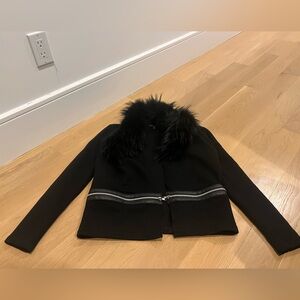 Generation Love Knit Jacket with fur collar